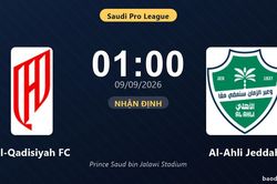 Nhận định Al-Qadisiyah FC vs Al-Ahli Jeddah: Cơ hội bám đuổi ngôi đầu