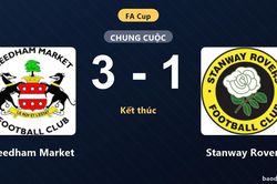 Needham Market đánh bại Stanway Rovers 3-1 tại vòng loại FA Cup