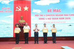 Vùng 4 Hải quân bế mạc Hội thi 4 chuyên ngành hậu cần năm 2026