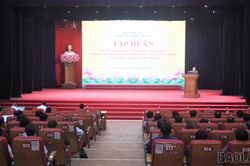 Hơn 210 đại biểu tập huấn công tác thi hành án hình sự tại cộng đồng và tái hòa nhập cộng đồng năm 2026