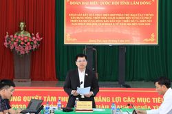 Đoàn ĐBQH Lâm Đồng khảo sát tại xã Quảng Trực