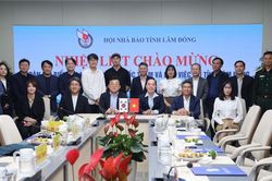 Hội Nhà báo Hàn Quốc thăm và làm việc với Hội Nhà báo tỉnh Lâm Đồng