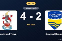 Brentwood Town đánh bại Concord Rangers ở trận đá lại vòng loại FA Cup