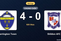 Thua đậm Warrington Town 4-0, Shildon AFC ngậm ngùi ở trận đá lại FA Cup