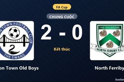 Hạ North Ferriby 2-0, Barton Town Old Boys giành chiến thắng tại FA Cup