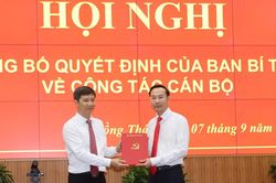 Ông Nguyễn Thanh Nhàn giữ chức Phó Bí thư Tỉnh ủy Đồng Tháp