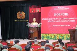 Đối thoại tháo gỡ khó khăn, nâng cao năng lực Công an cấp xã