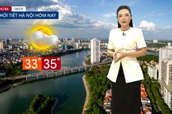 Dự báo thời tiết tối | 08/09/2026