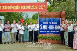 Ngôi trường gợi nhớ nghĩa tình Cà Mau - Ninh Bình