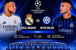 Lịch thi đấu Champions League 8/9: Real Madrid đại chiến Inter Milan, Manchester City làm khách trên sân Porto
