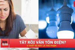 4 thiết bị vẫn âm thầm dùng điện dù đã tắt, nhiều gia đình không để ý