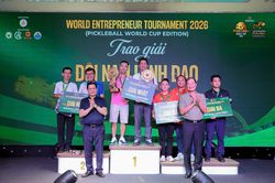 CLB Pickleball Doanh nhân trẻ Việt Nam tổ chức thành công World Entrepreneur Tournament 2026