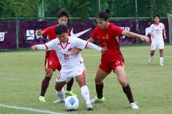 Tuyển nữ Việt Nam thua Trung Quốc 0-3 trước thềm ASIAD