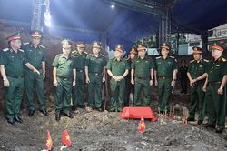 TP.HCM:Phát hiện thêm rãnh mộ tại khu A Công viên Lê Thị Riêng, bước đầu phát hiện 4 hài cốt liệt sĩ
