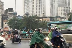 Không khí lạnh gây mưa rào và dông ở Bắc Bộ