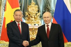[Ảnh] Tổng Bí thư, Chủ tịch nước Tô Lâm hội đàm với Tổng thống Nga Vladimir Putin