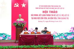 Hội thảo xác minh thông tin về liệt sĩ, mộ liệt sĩ tại Cồn Tiên, tỉnh Quảng Trị