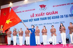 Phó thủ tướng Phạm Thị Thanh Trà dự Lễ xuất quân Đoàn thể thao Việt Nam dự ASIAD 20
