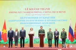Lễ khánh thành Phòng xét nghiệm phòng, chống dịch bệnh tại Trung tâm Nhiệt đới Việt - Nga