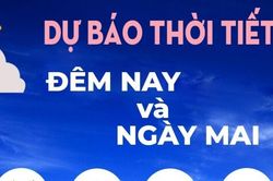 Dự báo thời tiết đêm hôm nay và ngày mai (10/9): Các khu vực có mưa, cục bộ mưa to đến rất to