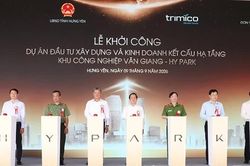 Hưng Yên: Khởi công Khu công nghiệp Văn Giang, dự kiến tạo việc làm cho 19.000 lao động