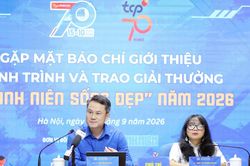 Sẽ vinh danh 20 'Thanh niên sống đẹp' năm 2026