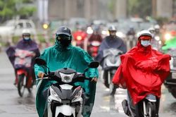 Từ chiều tối nay, gió mùa đông bắc về, miền Bắc chuyển mưa dông