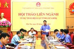 VKSND tỉnh Phú Thọ tổ chức Hội thảo liên ngành về dự thảo Bộ luật Tố tụng hình sự (sửa đổi)