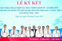 Ký hợp tác phát triển giữa TP Hồ Chí Minh với Hà Tĩnh và một số địa phương