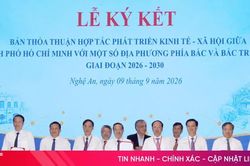 Ký hợp tác phát triển giữa TP Hồ Chí Minh với Hà Tĩnh và một số địa phương