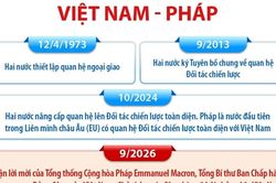 Quan hệ Đối tác Chiến lược Toàn diện giữa Việt Nam và Pháp