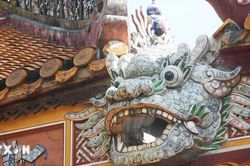 Nét đẹp tinh tế, độc đáo của máng xối trên các công trình ở Cố đô Huế
