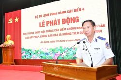 Bộ Tư lệnh Vùng Cảnh sát biển 4 phát động đợt thi đua cao điểm chống IUU