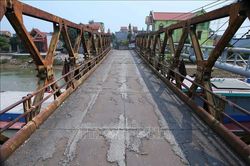 Phản hồi thông tin của TTXVN: Tháo dỡ cầu sắt bắc qua kênh Quần Liêu