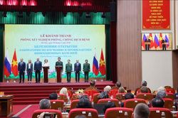 Trung tâm Nhiệt đới Việt - Nga khánh thành Phòng xét nghiệm phòng, chống dịch bệnh