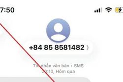 Từ nội dung tin nhắn ở số điện thoại '+84 85 8581482', Công an Hà Nội ra cảnh báo gấp