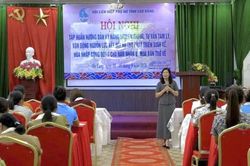 Cao Bằng: Tập huấn kỹ năng hỗ trợ nạn nhân bị mua bán trở về
