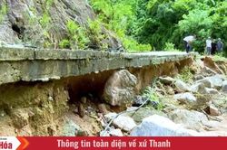 Sớm khắc phục các điểm sạt lở trên tuyến đường từ thôn Pọong đi Co Cài