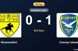 Newmarket thua sát nút Canvey Island ở trận đá lại vòng loại FA Cup