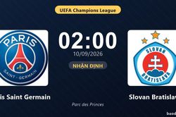 Nhận định Paris Saint Germain vs Slovan Bratislava: Điểm nóng cuộc đua tốp đầu