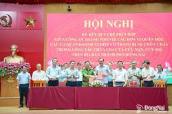 Tăng cường phối hợp, nâng cao hiệu quả trong công tác chữa cháy