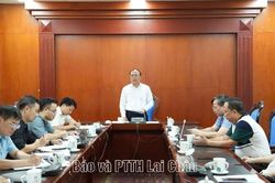Phó Chủ tịch UBND tỉnh Nguyễn Sỹ Cảnh làm việc về tiến độ Dự án Khu nhà ở xã hội Đoàn Kết Lai Châu