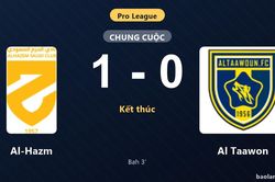 Thống kê trận đấu Al-Hazm 1-0 Al Taawon: Aboubacar Bah tỏa sáng, Al-Hazm giành trọn 3 điểm