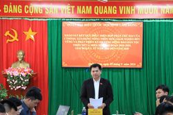 Đoàn ĐBQH Lâm Đồng khảo sát chương trình mục tiêu quốc gia tại Quảng Sơn
