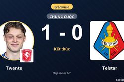 Hạ Telstar nhờ khoảnh khắc lóe sáng của Orjasaeter, Twente giữ trọn 3 điểm trên sân nhà