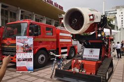 Nhiều công nghệ, thiết bị mới lạ tại triển lãm phòng cháy chữa cháy, cứu nạn cứu hộ