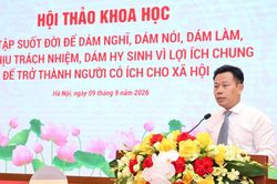 Học tập suốt đời để dám nghĩ, dám nói, dám làm, dám chịu trách nhiệm