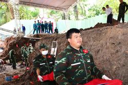 Đã quy tập được 605 bộ hài cốt liệt sĩ tại Công viên Lê Thị Riêng
