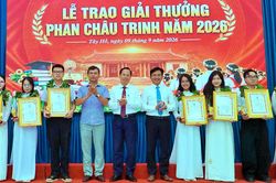 Lễ trao Giải thưởng khuyến học, khuyến tài Phan Châu Trinh năm 2026 tại Đà Nẵng