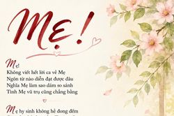 'Mẹ' - nguồn cội yêu thương